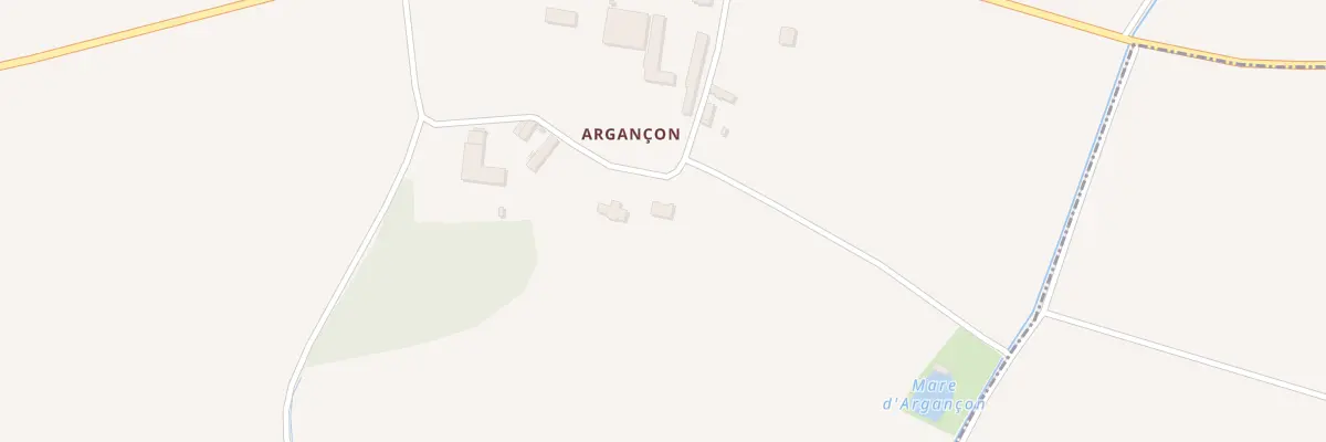 Plan de Argancon à Épeautrolles