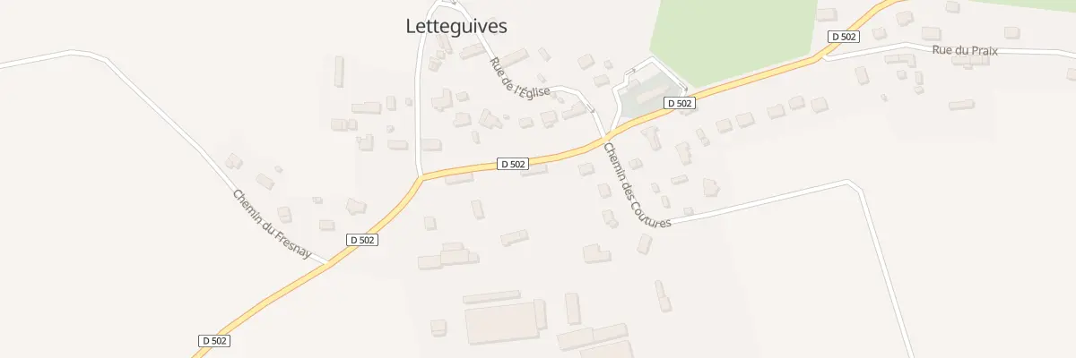 Plan du 232 Rue de la Fontaine à Letteguives