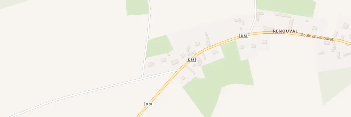 Plan du 5165 Renouval à Douvrend