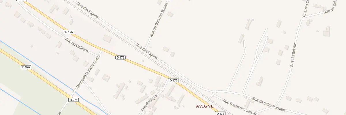 Plan du 40 Rue des Lignes à Thésée