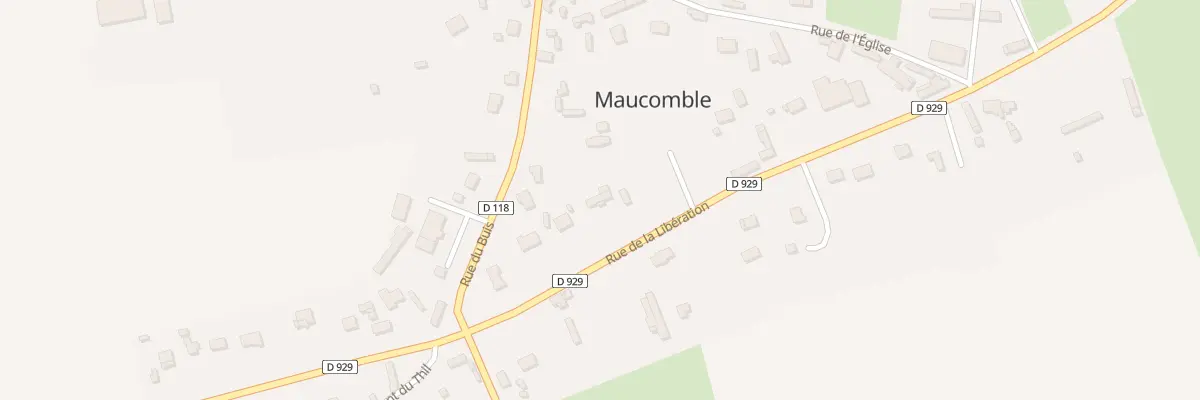 Plan du 45 Rue de la Libération à Maucomble