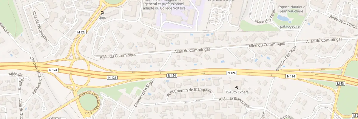 Plan du 47 All du Comminges à Colomiers