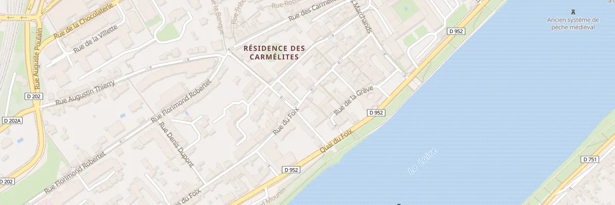 Plan du 18 Rue du Foix à Blois