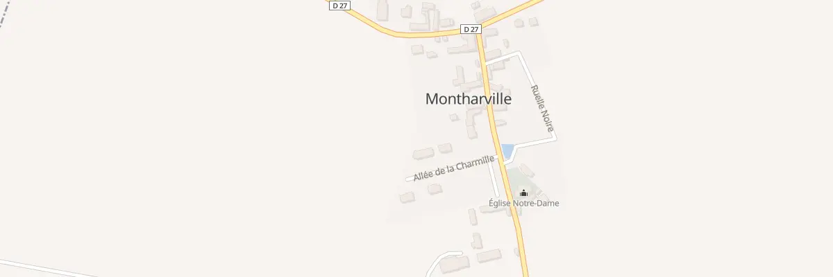 Plan du 4 All des Charmilles à Montharville