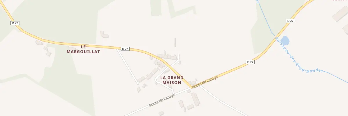 Plan du 2 Pl du Stade à Migné