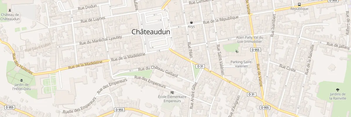 Plan du 5A Rue Gambetta à Châteaudun
