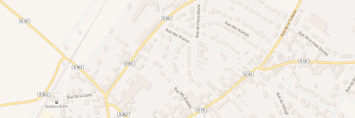 Plan du 5 Rue des Erables à Bailleau-le-Pin