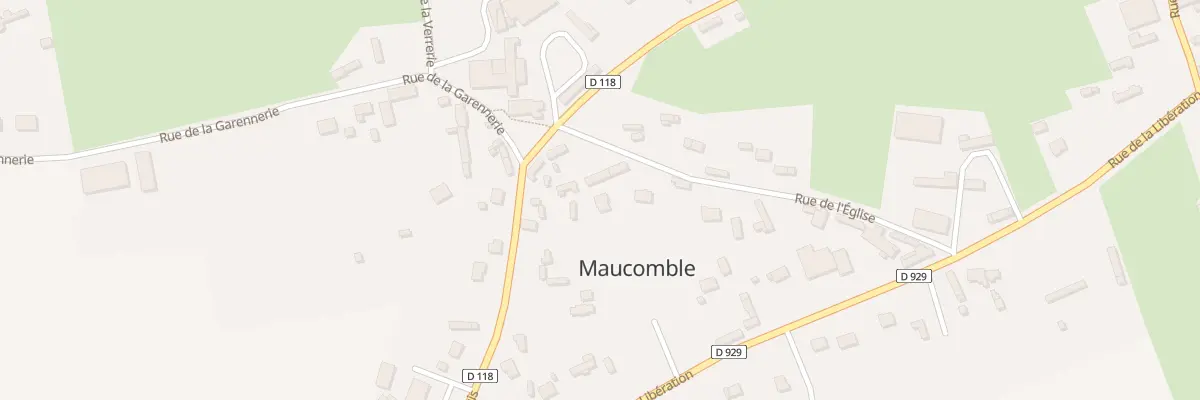 Plan du 6 Rue de l’Eglise à Maucomble