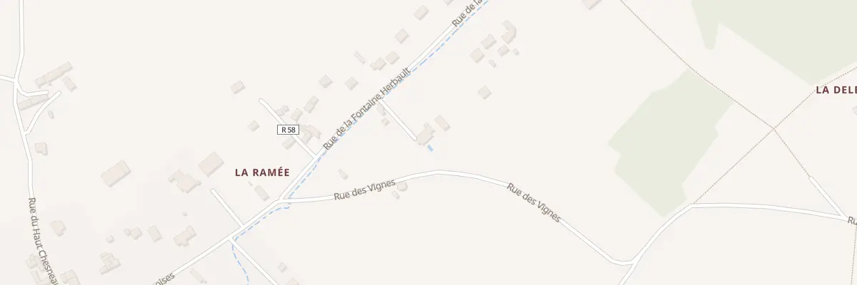Plan du 19 Rue de la Fontaine Herbault à Thésée