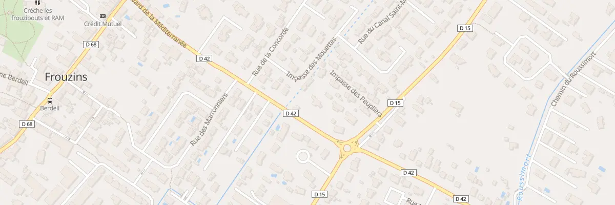 Plan du 48 Bd de la Méditerranee à Frouzins