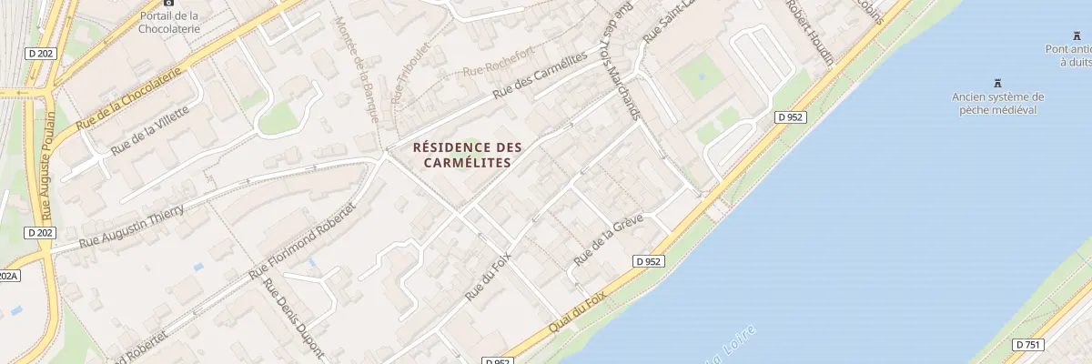 Plan du 17 Rue du Foix à Blois