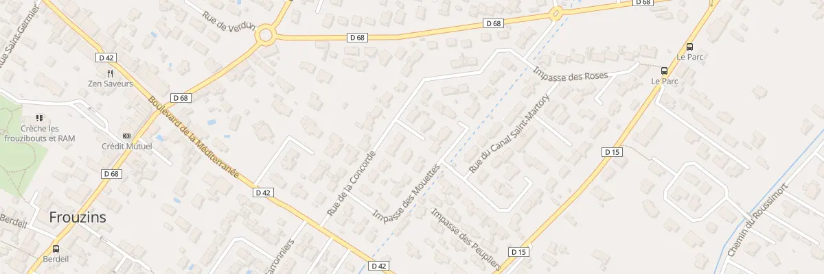 Plan du 4 Rue de la Concorde à Frouzins
