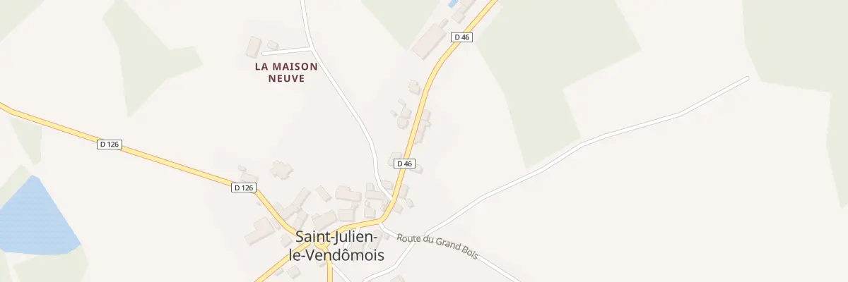 Plan du 5018A Le Bourg à Saint-Julien-le-Vendômois