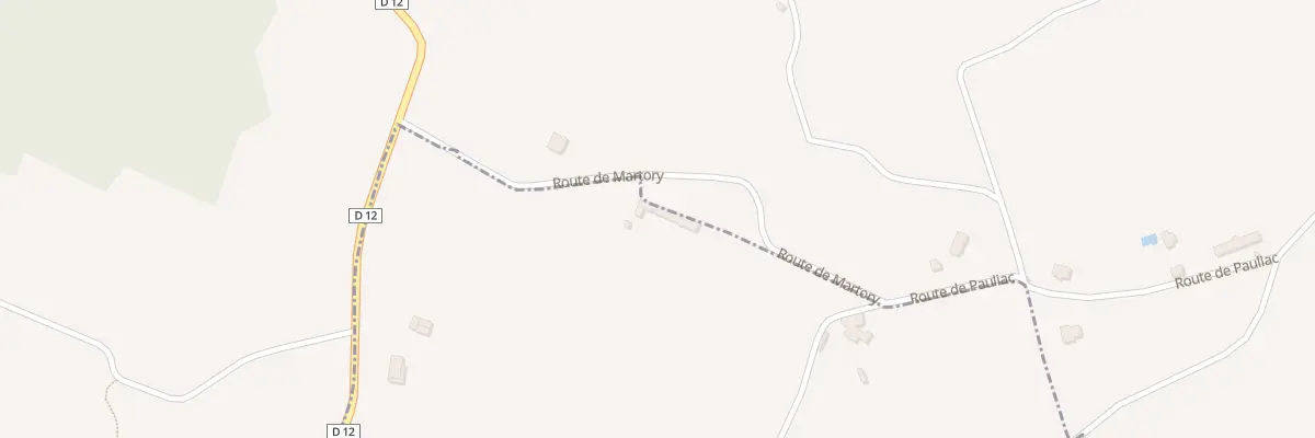 Plan du 190 Rte de Martory à Trespoux-Rassiels