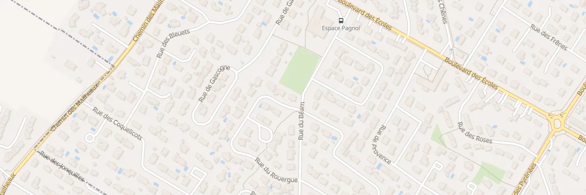 Plan du 2 Rue du Rouergue à Villeneuve-Tolosane