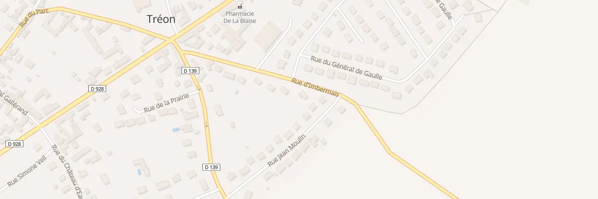 Plan du 12 Rue d’Imbermais à Tréon