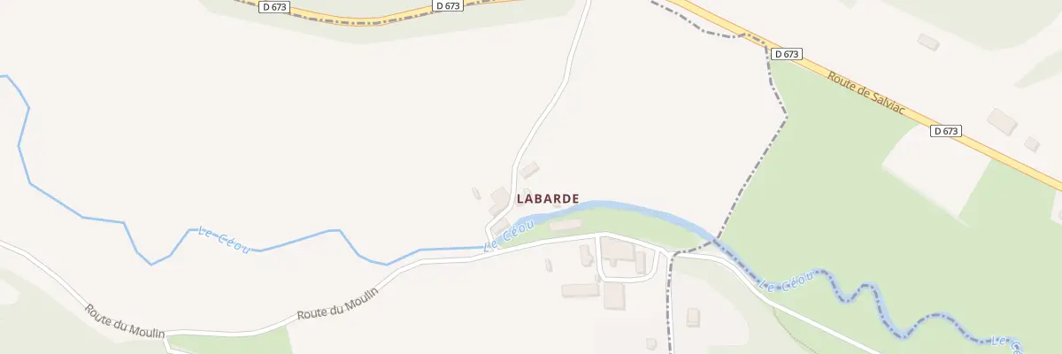 Plan du 187 Rte du Moulin à Léobard
