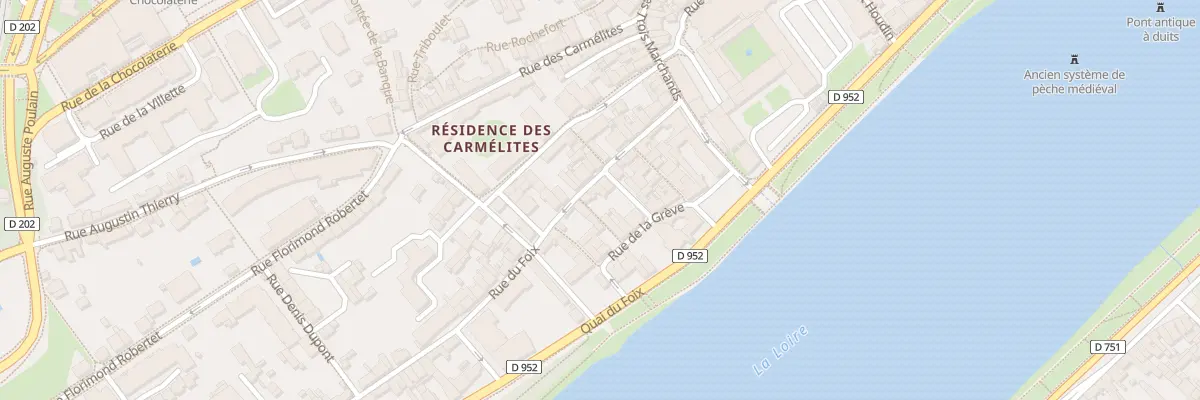 Plan du 12 Rue du Foix à Blois
