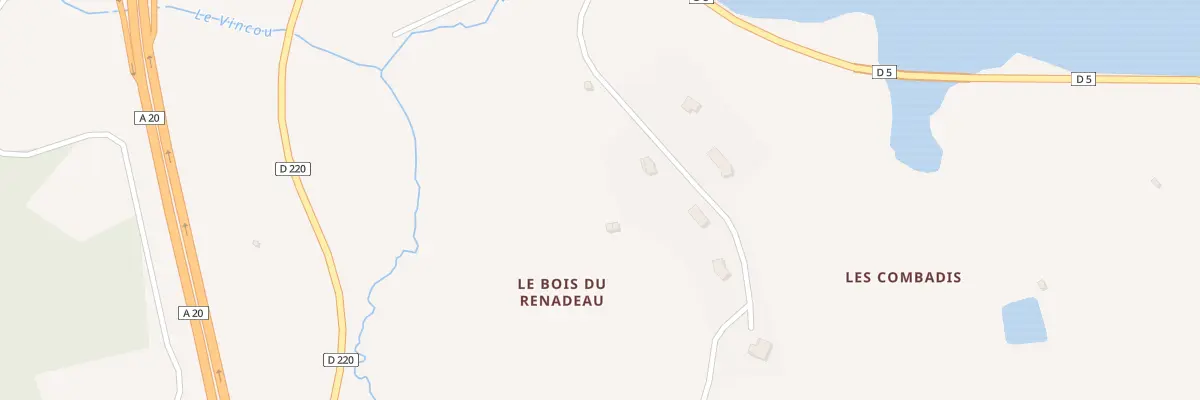 Plan du 4 Le Bois du Renadeau à Saint-Sylvestre