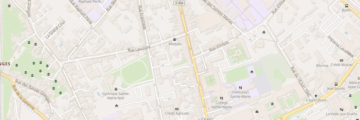 Plan du 72 Rue du Bourg Neuf à Blois