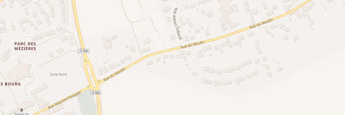Plan du 18T Rue du Moulin à Villebarou