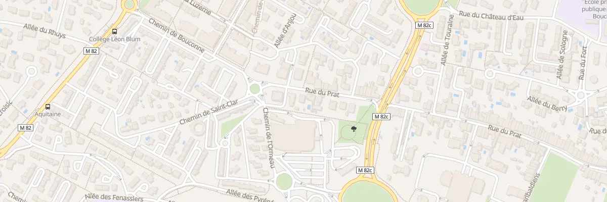 Plan du 99 Rue du Prat à Colomiers