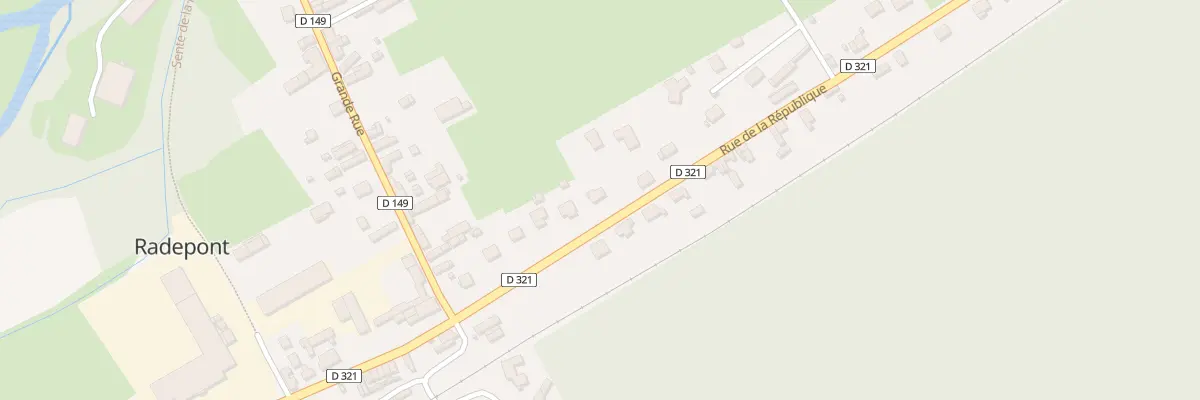 Plan du 1606 Rue de la Republique à Radepont