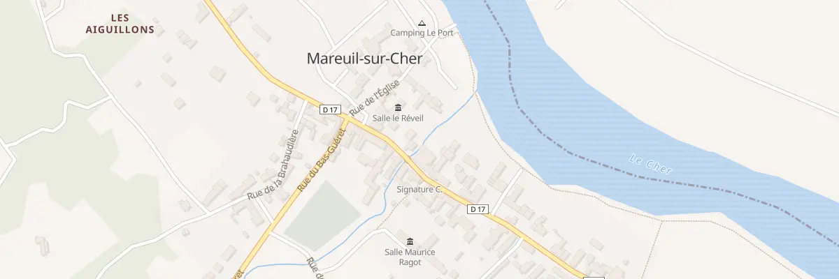 Plan du 76 Rue de la République à Mareuil-sur-Cher