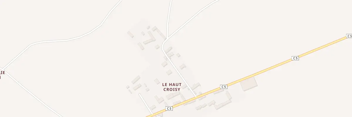 Plan du 74 Le Haut Croisy à Croisy-sur-Eure