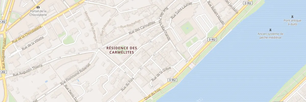 Plan du 11 Rue du Foix à Blois