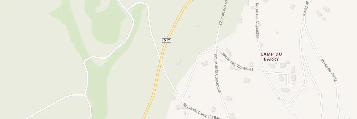 Plan du 87 La Petite Traverse à Catus