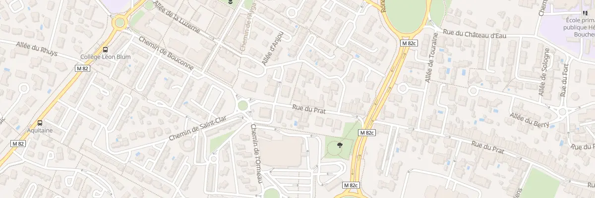 Plan du 120 Rue du Prat à Colomiers