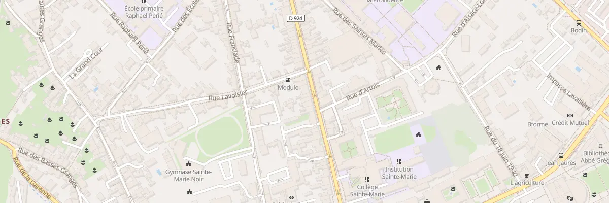 Plan du 74 Rue du Bourg Neuf à Blois