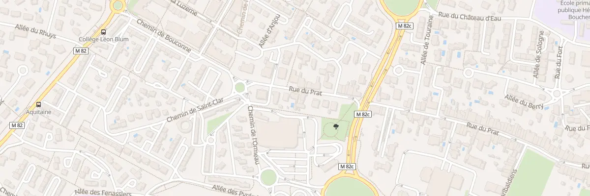 Plan du 97 Rue du Prat à Colomiers