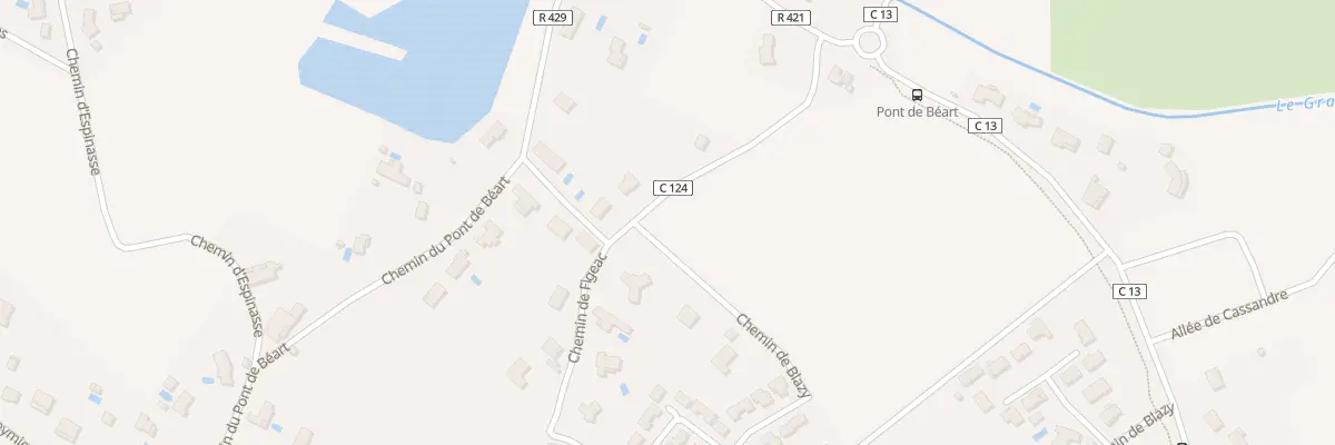 Plan du 12 Che de Blazy à Montauban