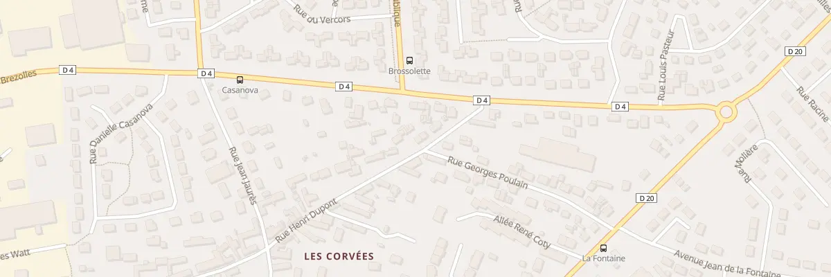 Plan du 8 Rue Henri Dupont à Vernouillet