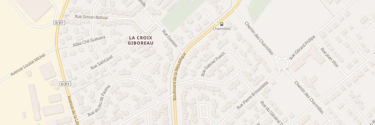 Plan du 40 Bd de la République à Vernouillet