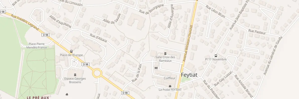 Plan du 5 Res Croix des Rameaux à Feytiat