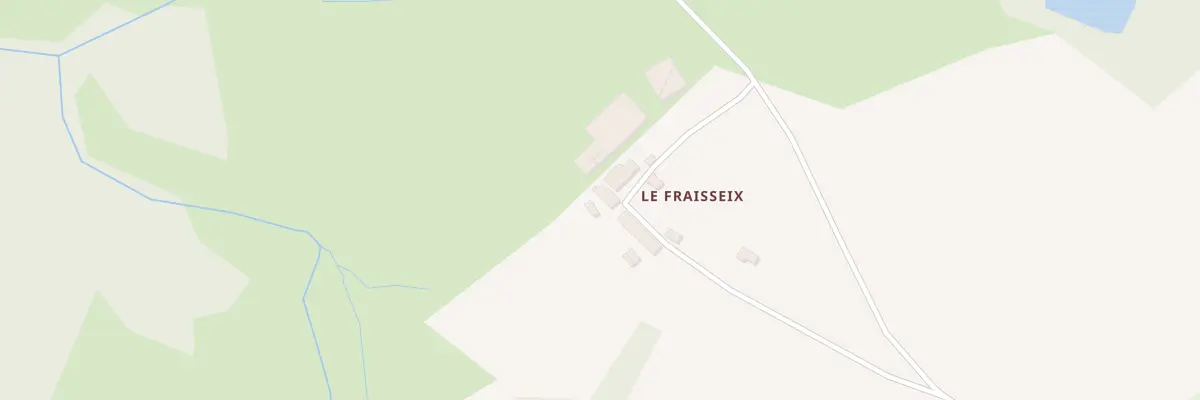 Plan du 13 Le Fraisseix à Château-Chervix