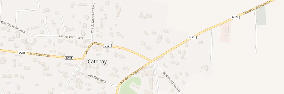 Plan du 755 Rue Saint Clair à Catenay