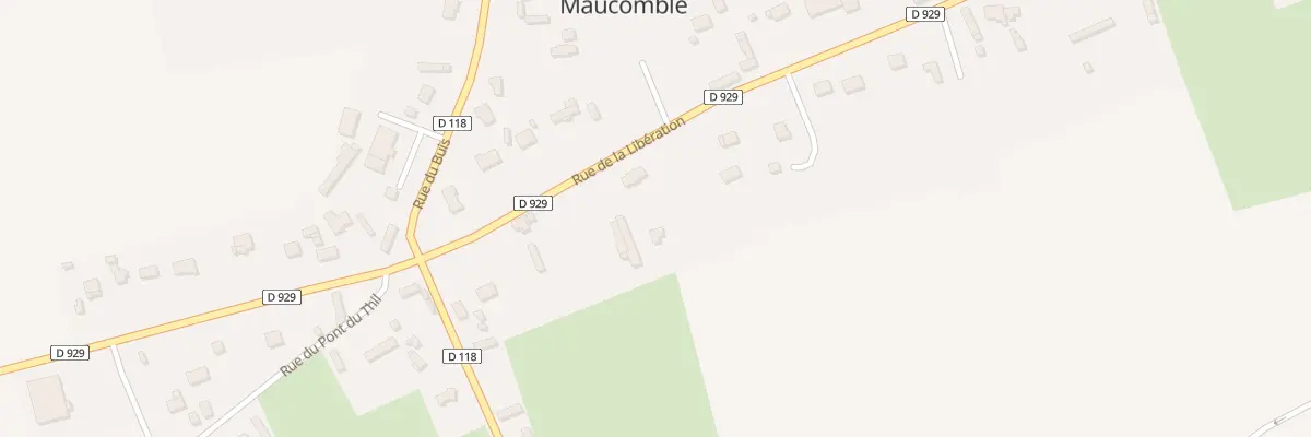 Plan du 5057 Le Bourg à Maucomble