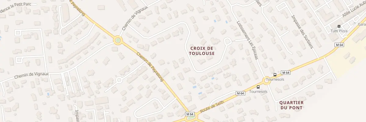 Plan du 20 All des Tilleuls à Aussonne