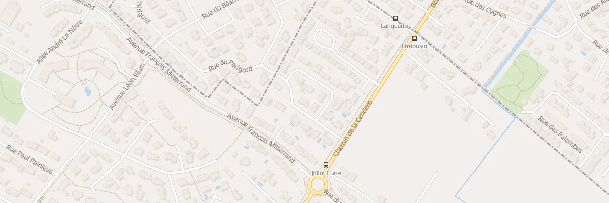 Plan du 6 Rue Joliot Curie à Frouzins