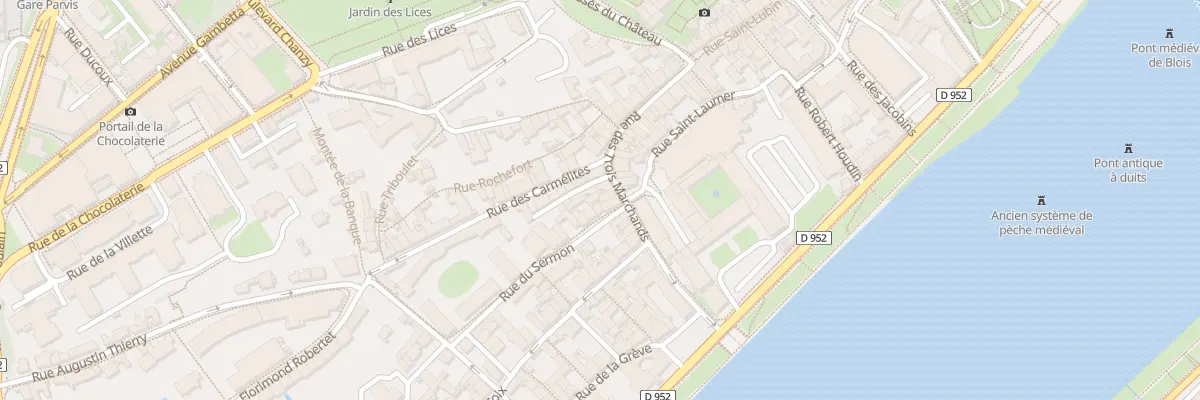 Plan du 29 Rue des Trois Marchands à Blois