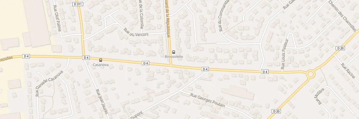 Plan du 2 Bd de la République à Vernouillet