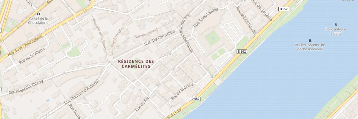 Plan du 5 Rue du Foix à Blois