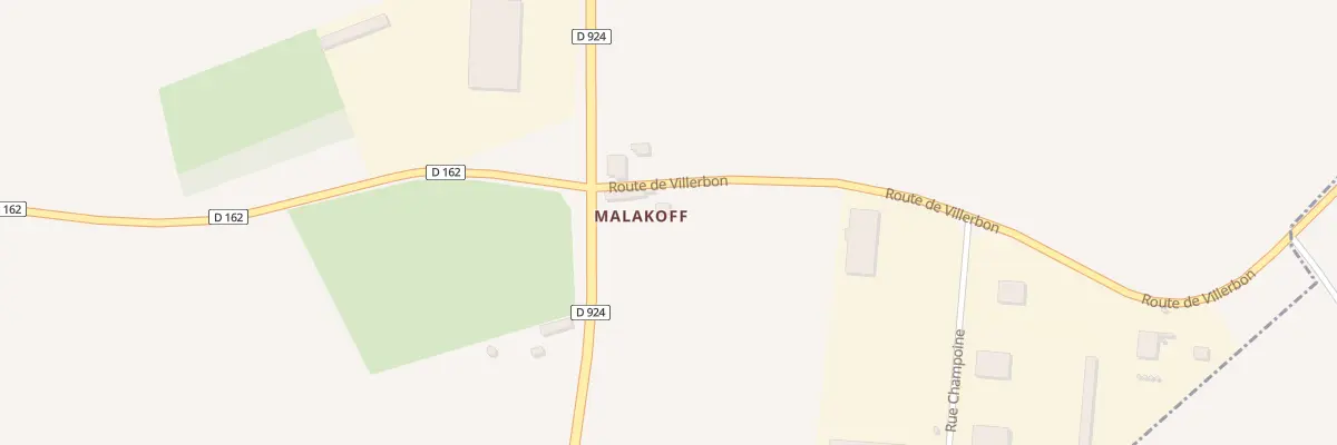 Plan du 2 Malakoff à Averdon
