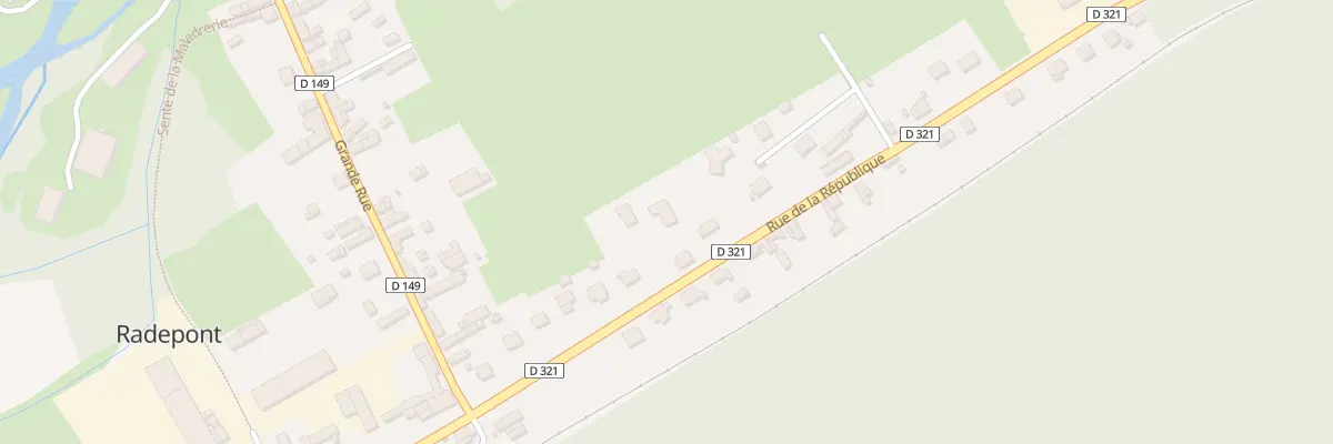 Plan du 1610 Rue de la Republique à Radepont