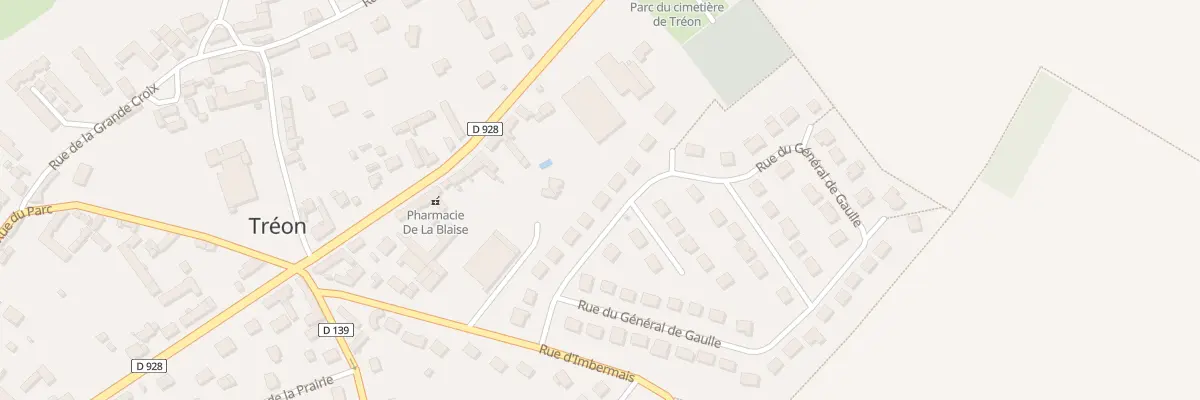 Plan du 13 Rue Maurice Viollette à Tréon