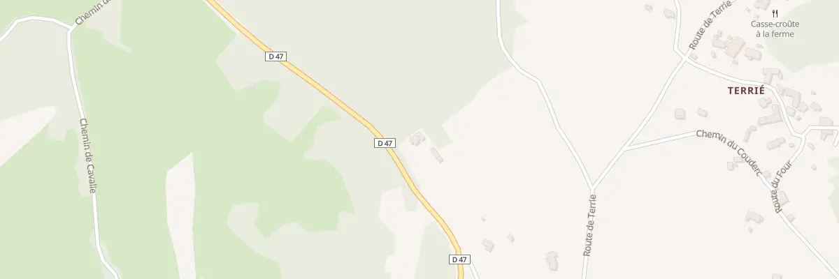 Plan du 1872 Rte de Thedirac à Catus